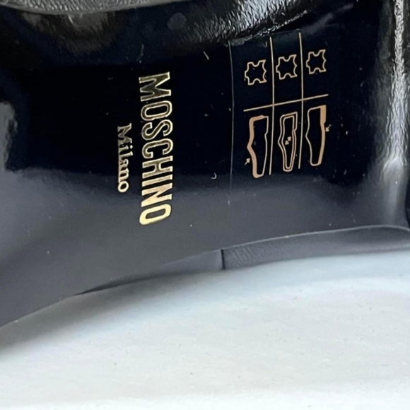 MOSCHINO Tall Leather Boots - Picture 8 of 13